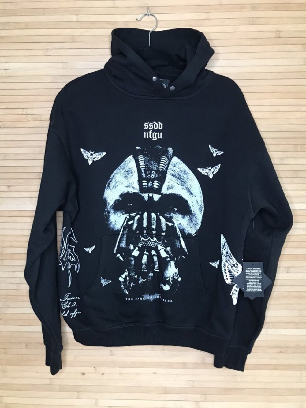 NWT DARC SPORT X BATMAN X BANE Bane is Alive HOODIE sweater sz S LIMITED #928